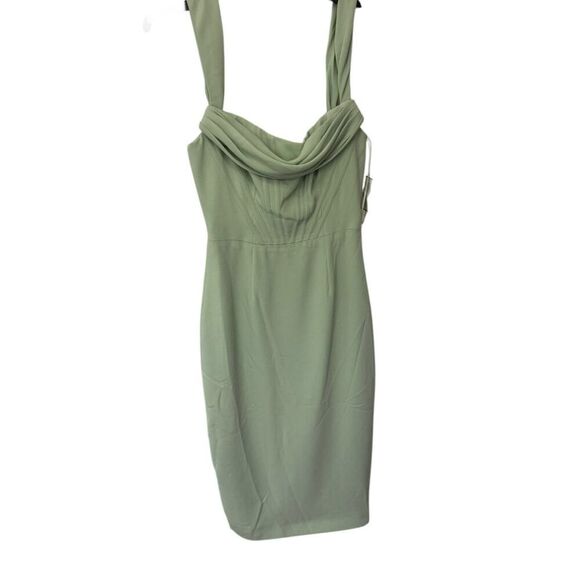 Dress The Population x Anthropologie Vickie Corset Midi Dress Size S Mint - Picture 8 of 8